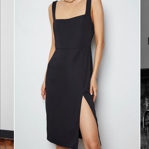 Babaton 00 Mauve 90s Mini Dress with Slit